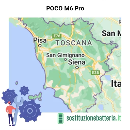 Batteria POCO M6 Pro da sostituire? Prezzi in Toscana Batteria POCO M6 Pro da sostituire? Prezzi in Toscana