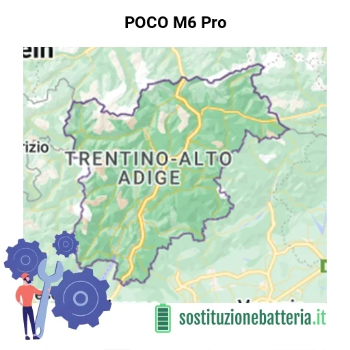Batteria POCO M6 Pro da sostituire? Prezzi in Trentino-Alto Adige Batteria POCO M6 Pro da sostituire? Prezzi in Trentino-Alto Adige