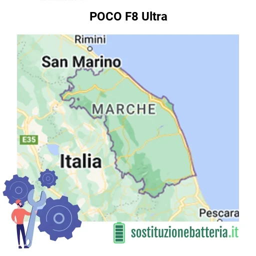 Batteria POCO F8 Ultra da sostituire? Prezzi in Marche