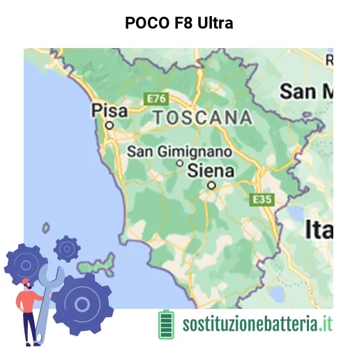 Batteria POCO F8 Ultra da sostituire? Prezzi in Toscana Batteria POCO F8 Ultra da sostituire? Prezzi in Toscana