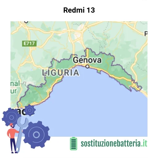 Batteria Redmi 13 da sostituire? Prezzi in Liguria