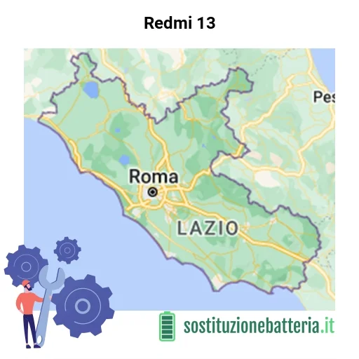 Batteria Redmi 13 da sostituire? Prezzi in Lazio