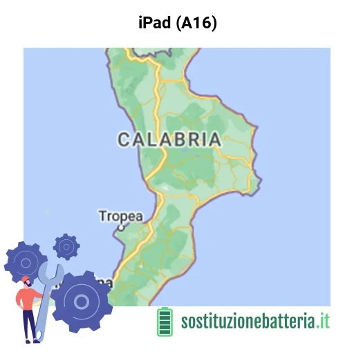 Batteria iPad (A16) da sostituire? Prezzi in Calabria