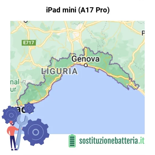 Batteria iPad mini (A17 Pro) da sostituire? Prezzi in Liguria