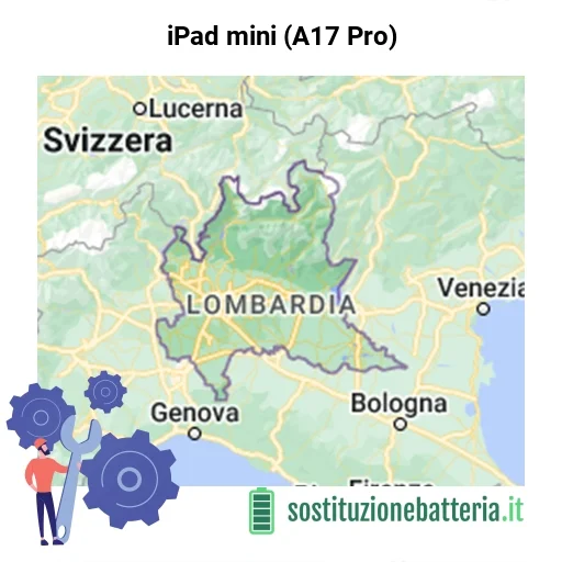 Batteria iPad mini (A17 Pro) da sostituire? Prezzi in Lombardia