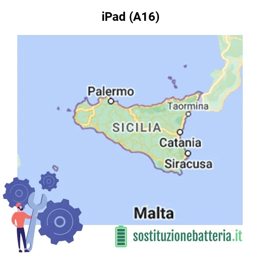 Batteria iPad (A16) da sostituire? Prezzi in Sicilia