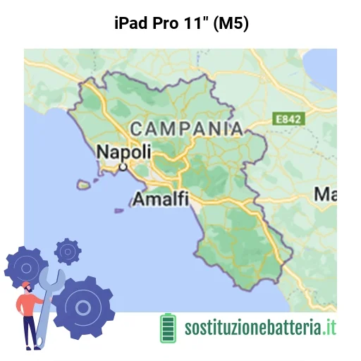 Batteria iPad Pro 11" (M5) da sostituire? Prezzi in Campania