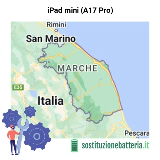 Batteria iPad mini (A17 Pro) da sostituire? Prezzi in Marche