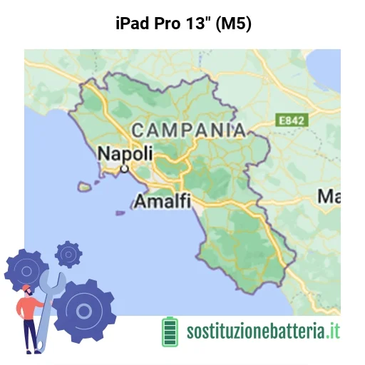 Batteria iPad Pro 13" (M5) da sostituire? Prezzi in Campania