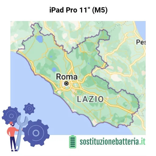 Batteria iPad Pro 11" (M5) da sostituire? Prezzi in Lazio