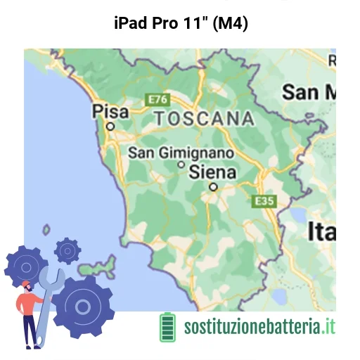 Batteria iPad Pro 11" (M4) da sostituire? Prezzi in Toscana