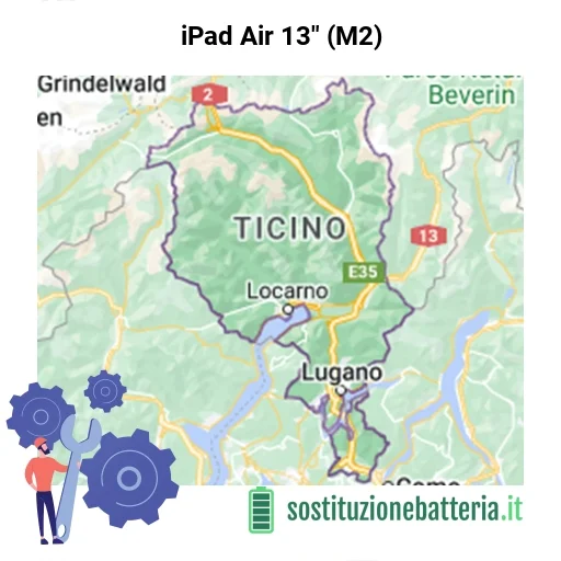 Batteria iPad Air 13" (M2) da sostituire? Prezzi in Canton Ticino