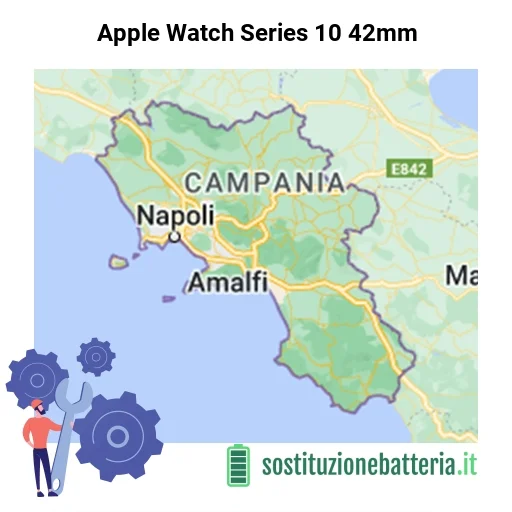 Batteria Apple Watch Series 10 42mm da sostituire? Prezzi in Campania