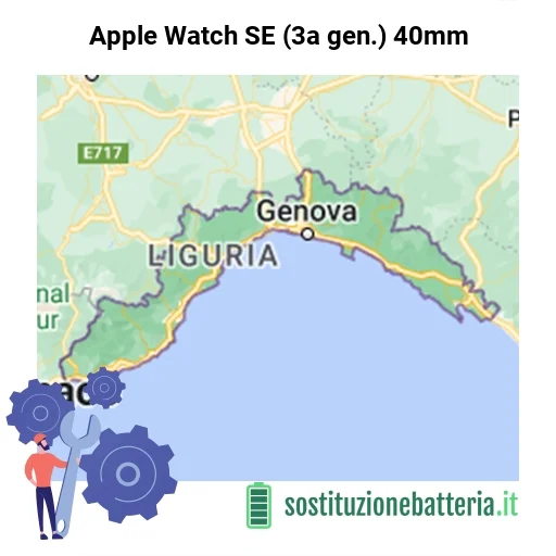 Batteria Apple Watch SE (3a gen.) 40mm da sostituire? Prezzi in Liguria