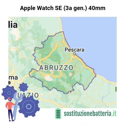 Batteria Apple Watch SE (3a gen.) 40mm da sostituire? Prezzi in Abruzzo