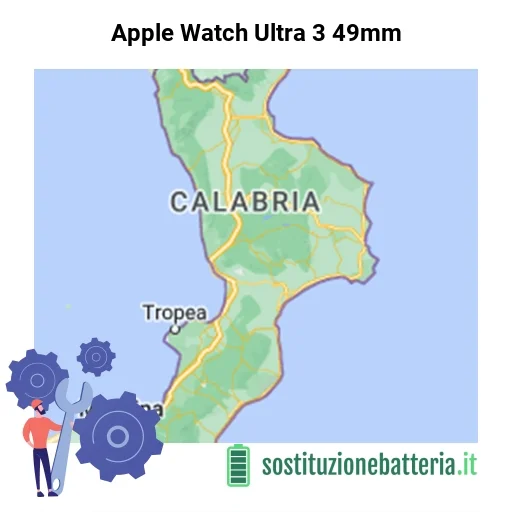 Batteria Apple Watch Ultra 3 49mm da sostituire? Prezzi in Calabria