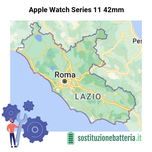 Batteria Apple Watch Series 11 42mm da sostituire? Prezzi in Lazio