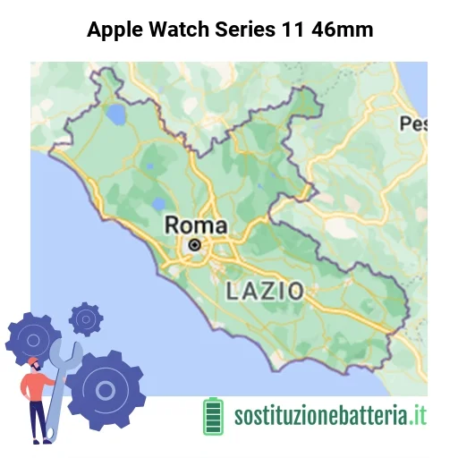 Batteria Apple Watch Series 11 46mm da sostituire? Prezzi in Lazio