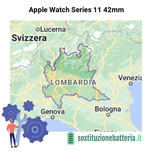 Batteria Apple Watch Series 11 42mm da sostituire? Prezzi in Lombardia
