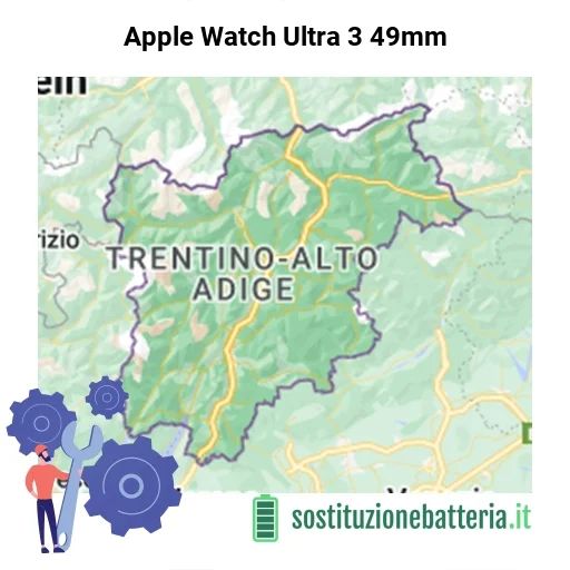 Batteria Apple Watch Ultra 3 49mm da sostituire? Prezzi in Trentino-Alto Adige
