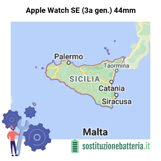 Batteria Apple Watch SE (3a gen.) 44mm da sostituire? Prezzi in Sicilia
