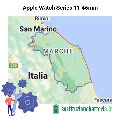Batteria Apple Watch Series 11 46mm da sostituire? Prezzi in Marche
