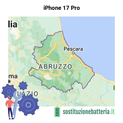 Batteria iPhone 17 Pro da sostituire? Prezzi in Abruzzo Batteria iPhone 17 Pro da sostituire? Prezzi in Abruzzo