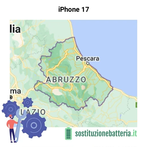 Batteria iPhone 17 da sostituire? Prezzi in Abruzzo Batteria iPhone 17 da sostituire? Prezzi in Abruzzo
