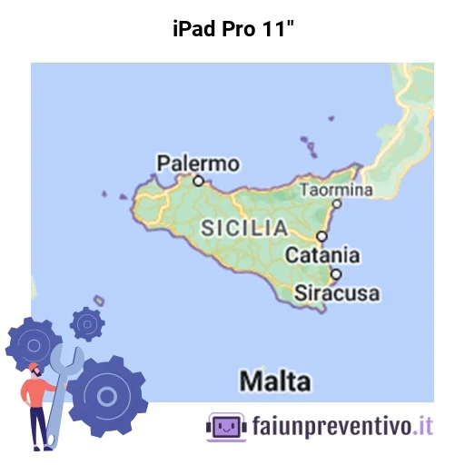Centri assistenza Apple iPad Pro 11" in Sicilia