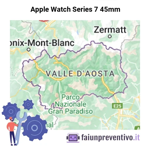 Centri assistenza Apple Apple Watch Series 7 45mm in Valle d’Aosta