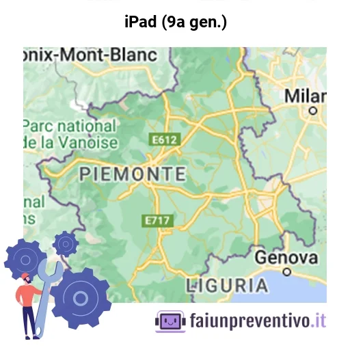 Centri assistenza Apple iPad (9a gen.) in Piemonte