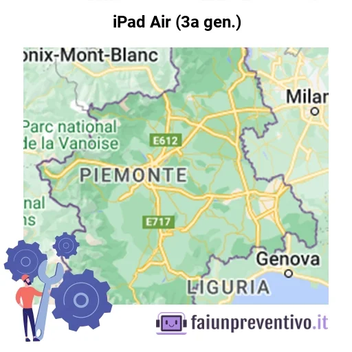 Centri assistenza Apple iPad Air (3a gen.) in Piemonte