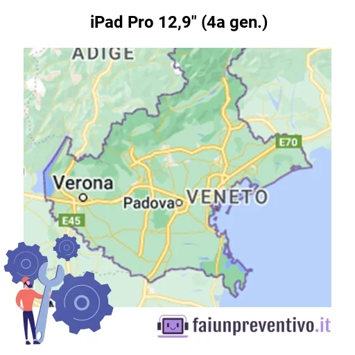 Centri assistenza Apple iPad Pro 12,9" (4a gen.) in Veneto