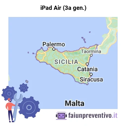 Centri assistenza Apple iPad Air (3a gen.) in Sicilia