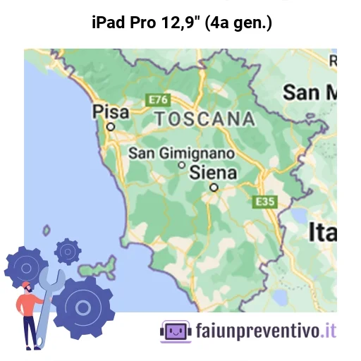 Centri assistenza Apple iPad Pro 12,9" (4a gen.) in Toscana