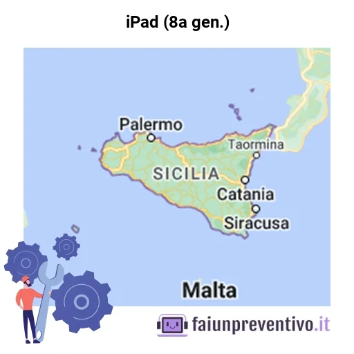 Centri assistenza Apple iPad (8a gen.) in Sicilia