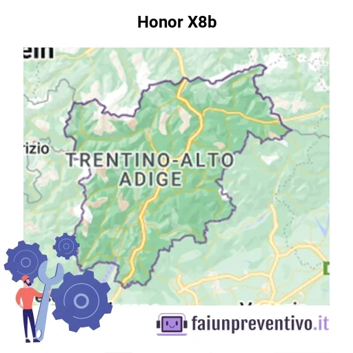 Centri assistenza Honor Honor X8b in Trentino-Alto Adige