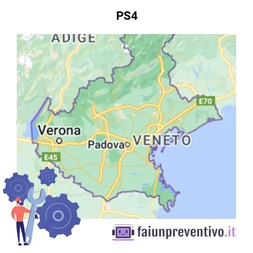 Centri assistenza Sony PS4 in Veneto
