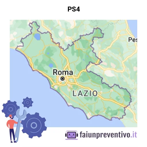 Centri assistenza Sony PS4 in Lazio