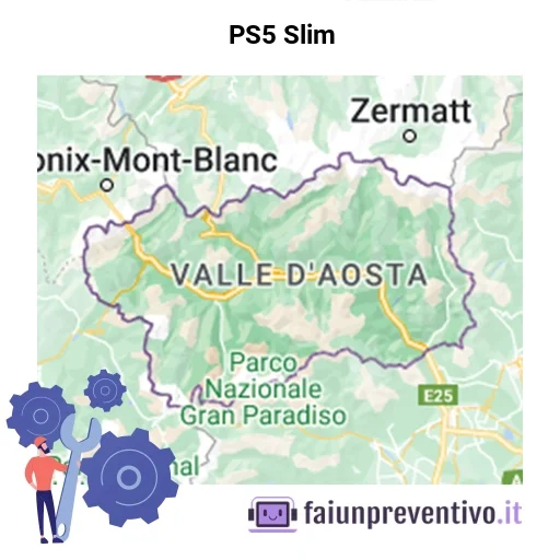 Centri assistenza Sony PS5 Slim in Valle d’Aosta