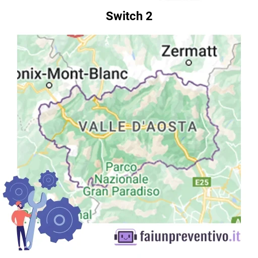 Centri assistenza Nintendo Switch 2 in Valle d’Aosta