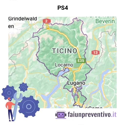 Centri assistenza Sony PS4 in Canton Ticino