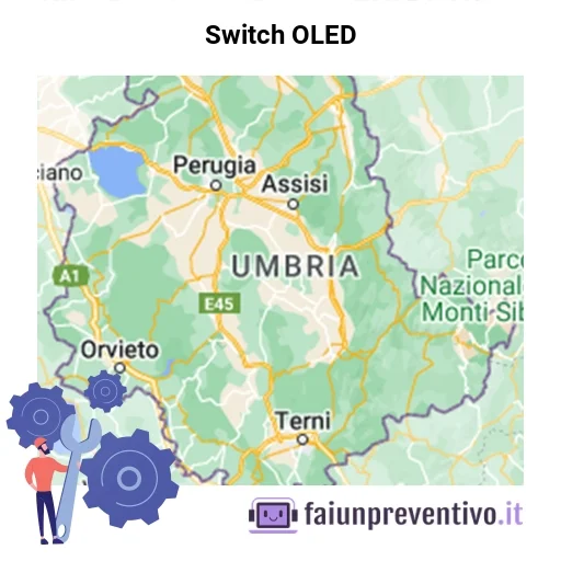 Centri assistenza Nintendo Switch OLED in Umbria