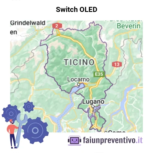 Centri assistenza Nintendo Switch OLED in Canton Ticino