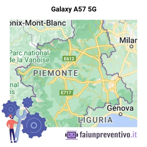 Centri assistenza Samsung Galaxy A57 5G in Piemonte Centri assistenza Samsung Galaxy A57 5G in Piemonte