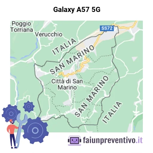 Centri assistenza Samsung Galaxy A57 5G in Repubblica di San Marino