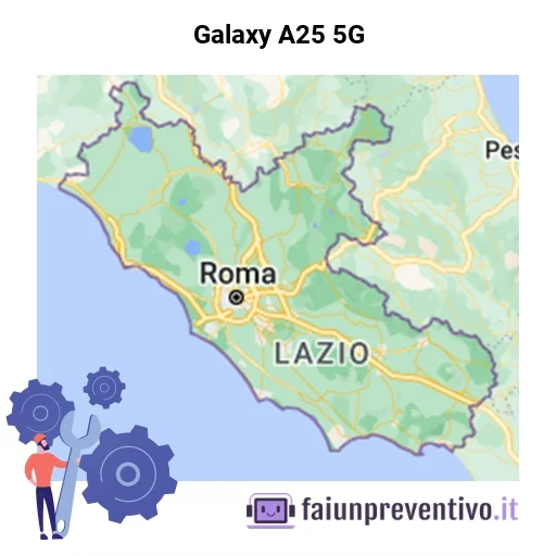 Centri assistenza Samsung Galaxy A25 5G in Lazio Centri assistenza Samsung Galaxy A25 5G in Lazio