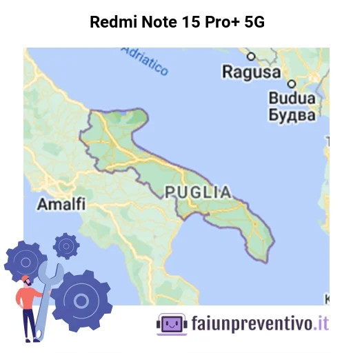 Centri assistenza Xiaomi Redmi Note 15 Pro+ 5G in Puglia Centri assistenza Xiaomi Redmi Note 15 Pro+ 5G in Puglia