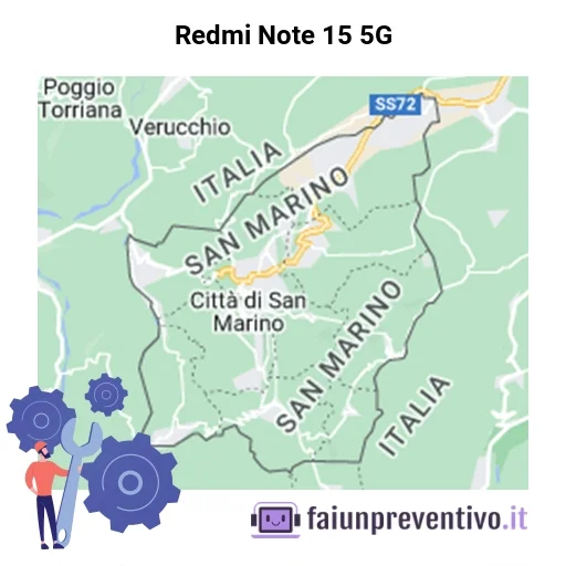 Centri assistenza Xiaomi Redmi Note 15 5G in Repubblica di San Marino Centri assistenza Xiaomi Redmi Note 15 5G in Repubblica di San Marino