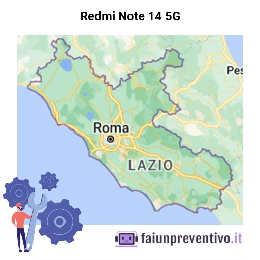 Centri assistenza Xiaomi Redmi Note 14 5G in Lazio